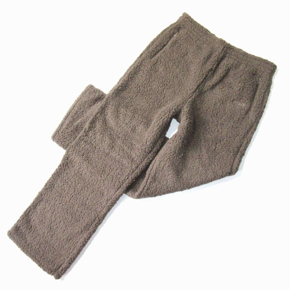 NWT Skims Teddy Track in Amethyst Cozy Knit Bouclé High Pile Fleece Pants L